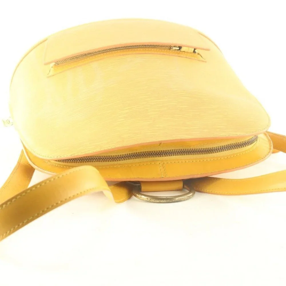 Louis Vuitton Yellow Epi Leather Gobelin Medium Backpack 6LV117K